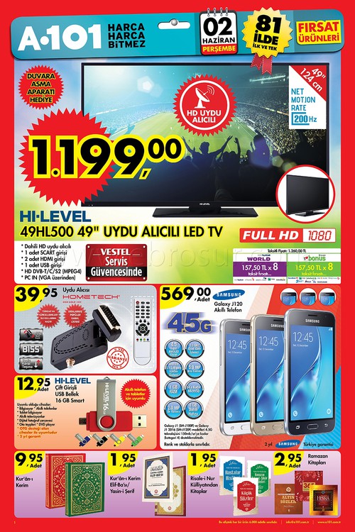A 101 02 Haziran 2016 Kampanya Broşürü
