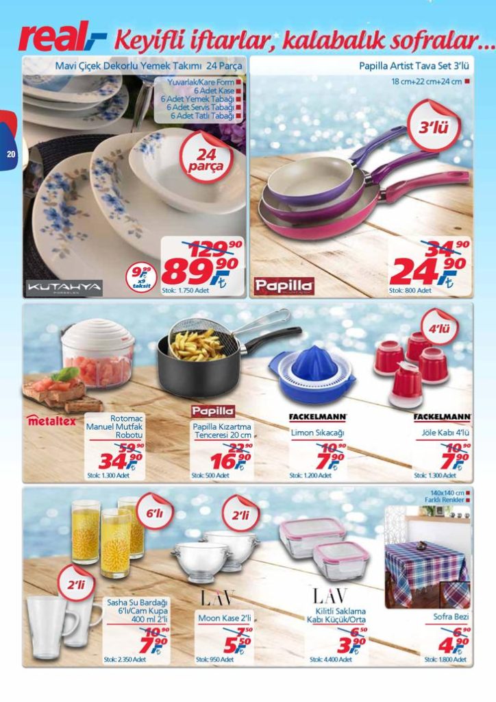 Real 23 Haziran 2016 İndirim Kataloğu