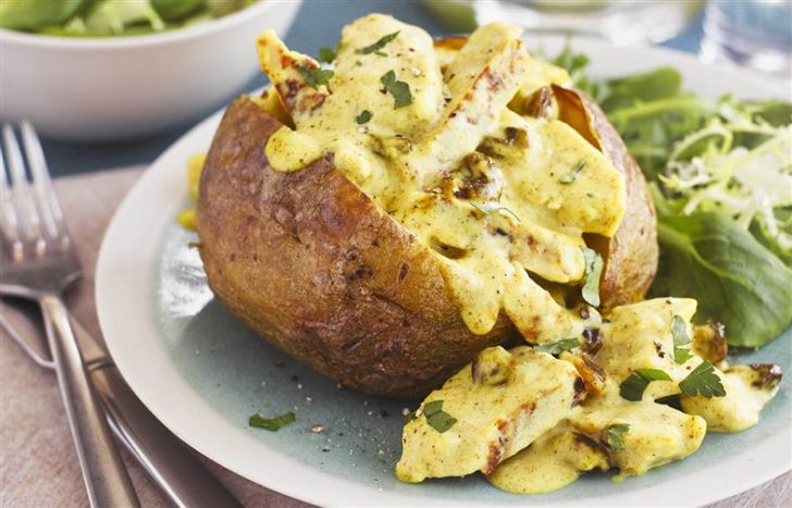 Peynir Dolgulu Fırın Patates